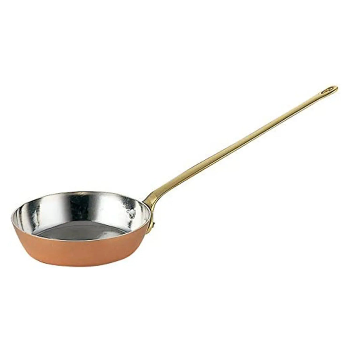 WADASUKE Copper Mini Frying Pan with Long Handle