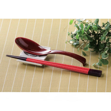 Yasuragi Acrylic Resin Twin Chopstick and Renge Spoon Rest