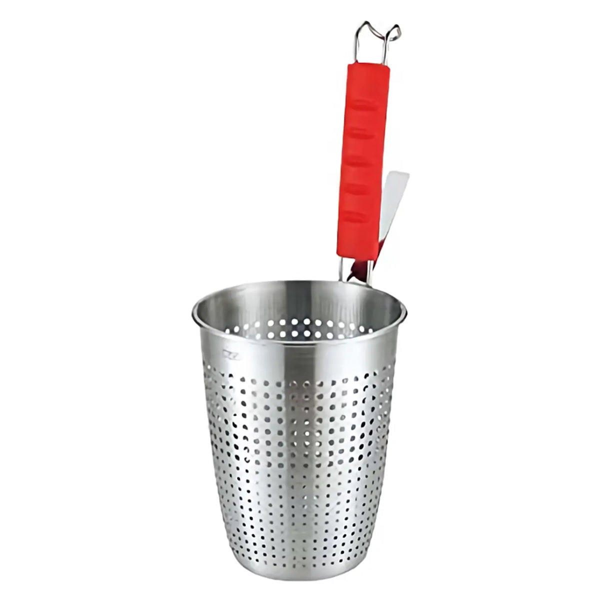 Sampo Sangyo Stainless Steel Tebo Noodle Strainer with Silicone Handle