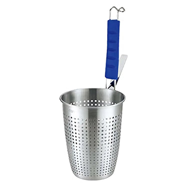 Yukiwa Stainless Steel Tebo Noodle Strainer with Silicone Handle