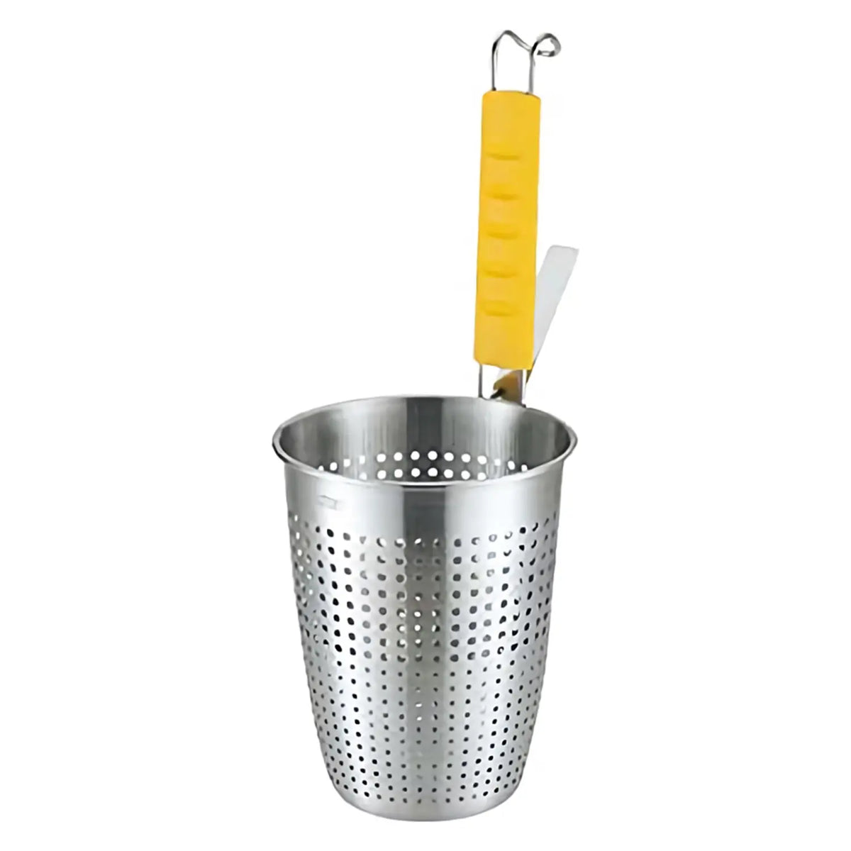 YUKIWA Stainless Steel Tebo Noodle Strainer with Silicone Handle