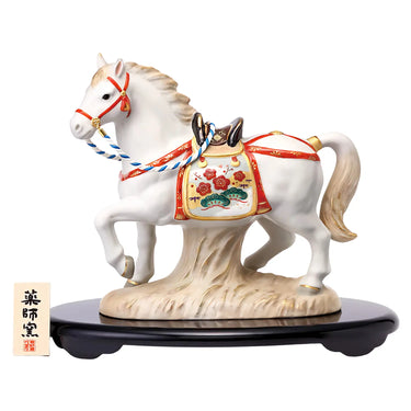 Yakushigama Ceramics Japanese Zodiac Figurine Fire Horse