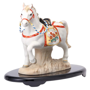 Yakushigama Ceramics Japanese Zodiac Figurine Fire Horse