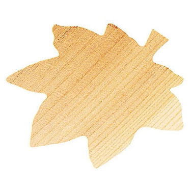 Yamacoh Cedar Wood Food Serving Sheet Maple Leaf 100-Count