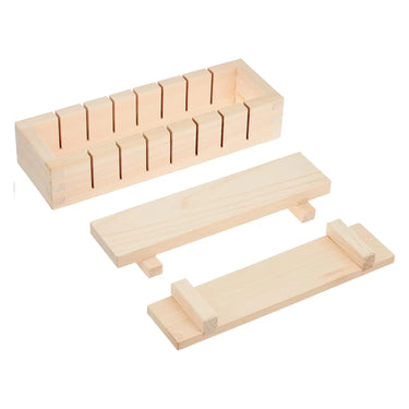 Yamacoh Hiba Wooden Pressed Sushi Mold 5-Section