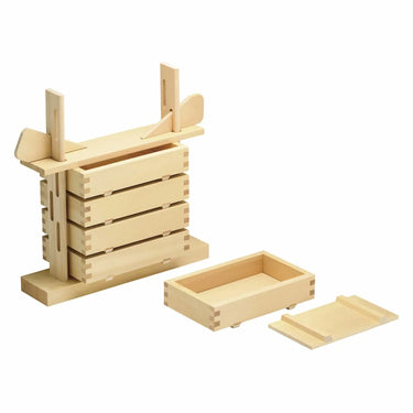 Yamacoh Hiba Wooden Pressed Sushi Mold 5-Tier Set