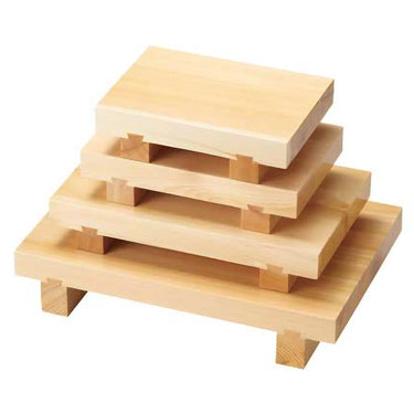Yamacoh Hinoki Cypress Wooden Sushi Geta Plate
