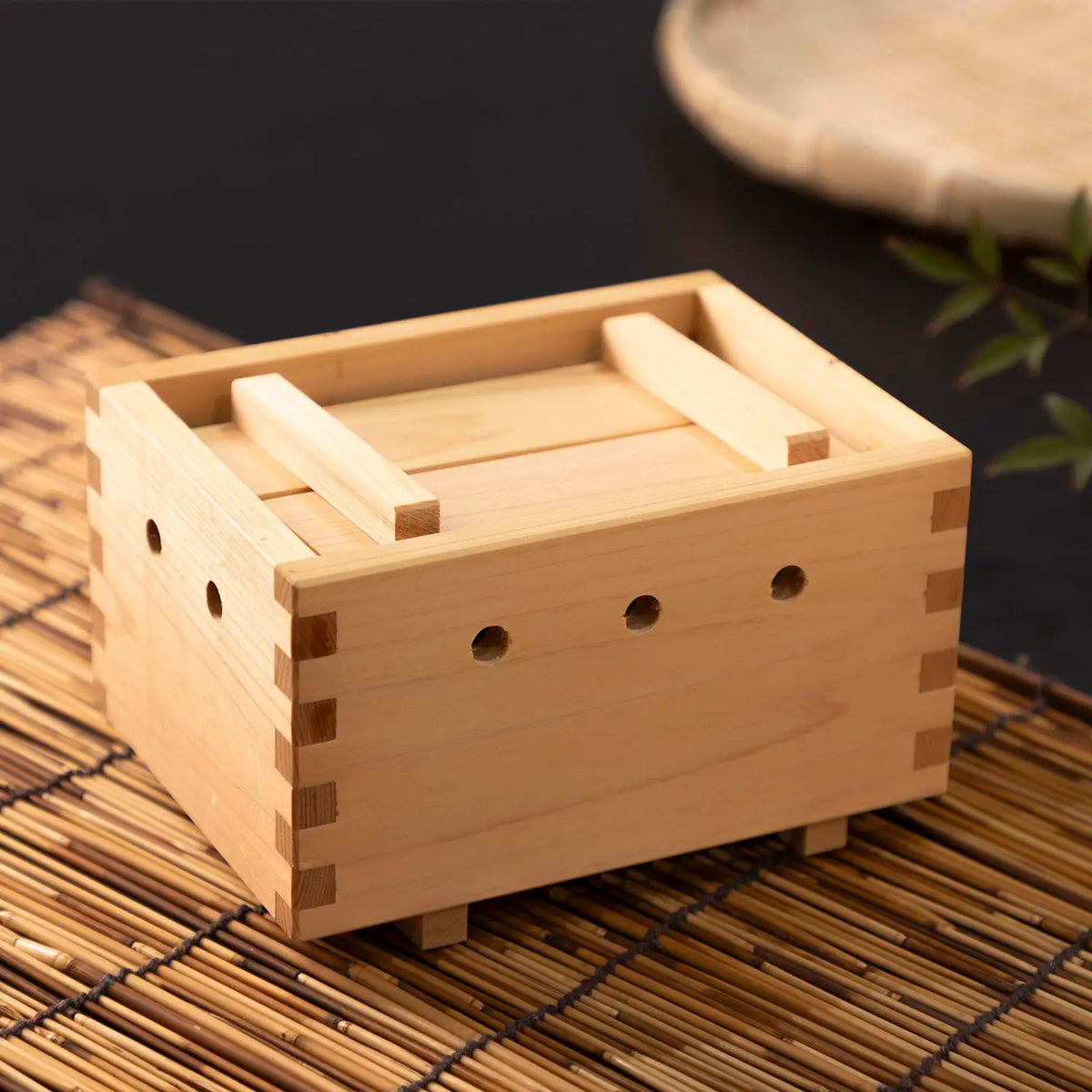 Kitchen Plastic Rectangle Handmade Press Maker Tofu Mold Cutter Box Case White