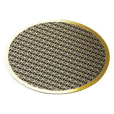 Yamacoh Brass Japanese Pattern Coaster