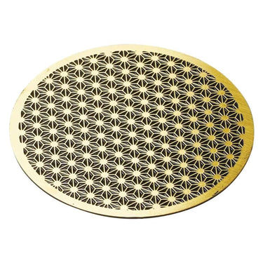Yamacoh Brass Japanese Pattern Coaster