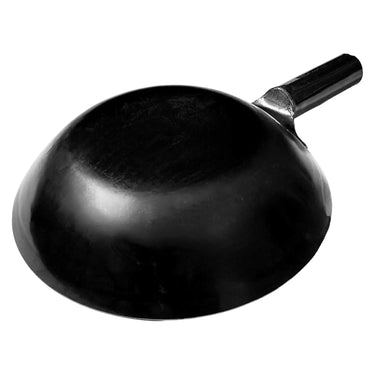 Yamada Hammered Iron Induction Flat Bottom Wok 2.3mm