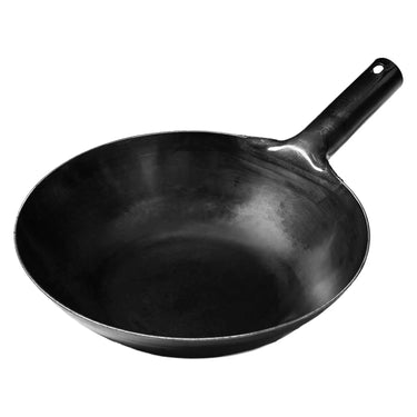 Yamada Hammered Iron Flat Bottom Wok 1.2mm
