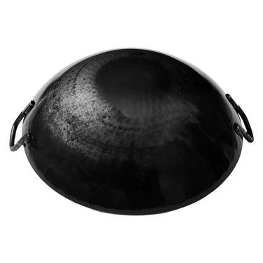 Yamada Hammered Iron Welded Double-Handle Wok 1.2mm