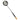 Yamada Iron Long Handle Wok Ladle (Hoak)