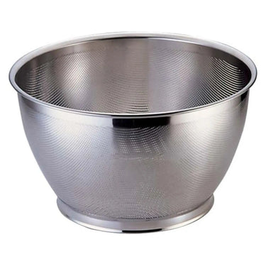 Yukiwa Stainless Steel Rice Washing Perforated Colander with Base