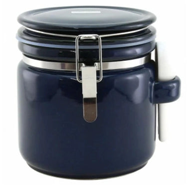Zero Japan Ceramic Round Canister with Ceramic Spoon