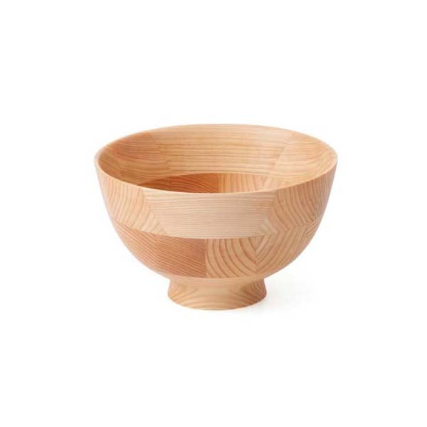 HIKIYOSE Wooden Rice Bowl