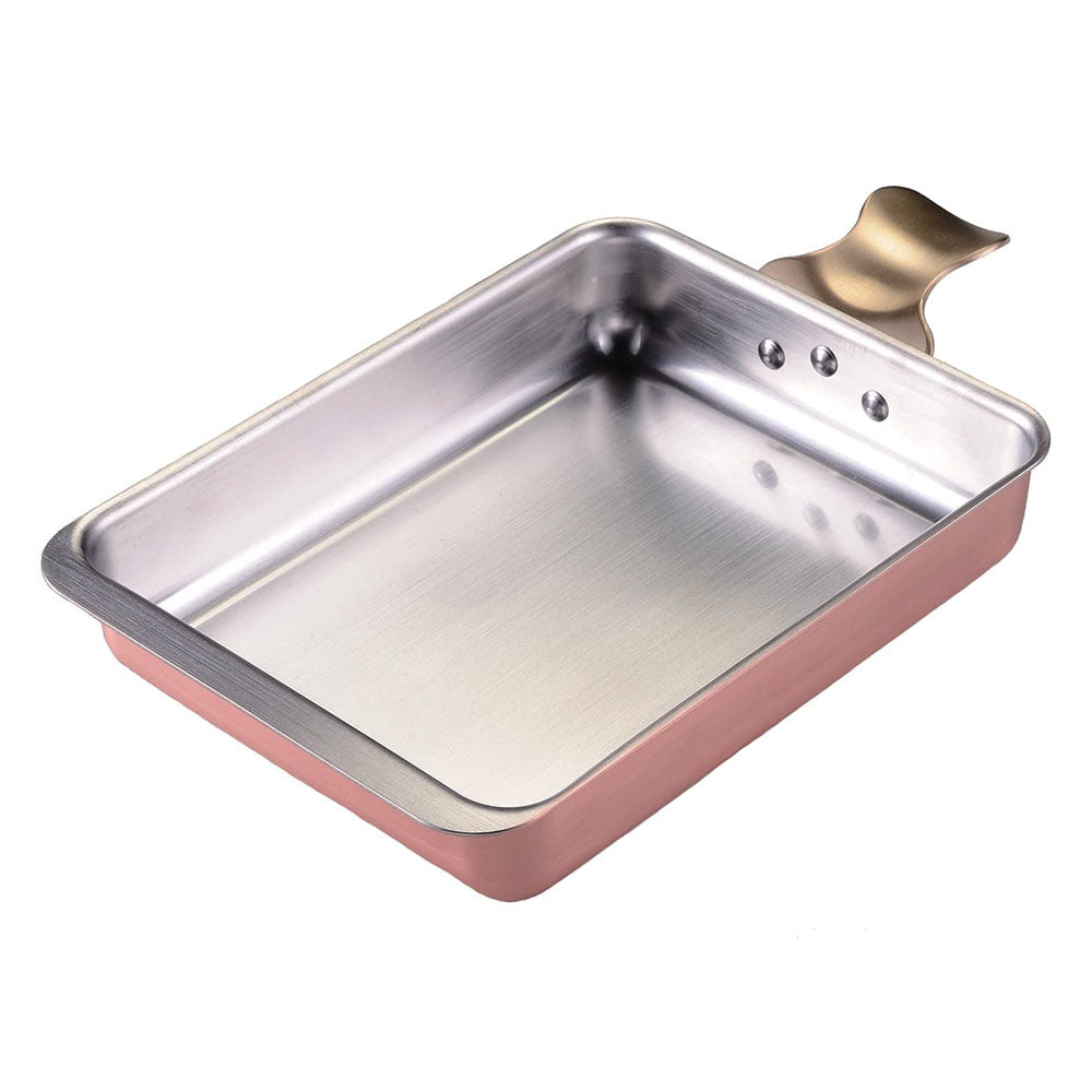 Tanabe Copper Grill Plate Flat - Globalkitchen Japan