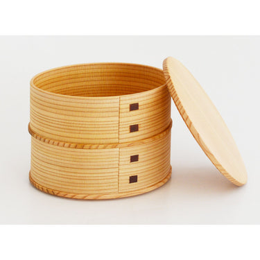 Odate Magewappa Hina Two-Tier Bento Lunch Box