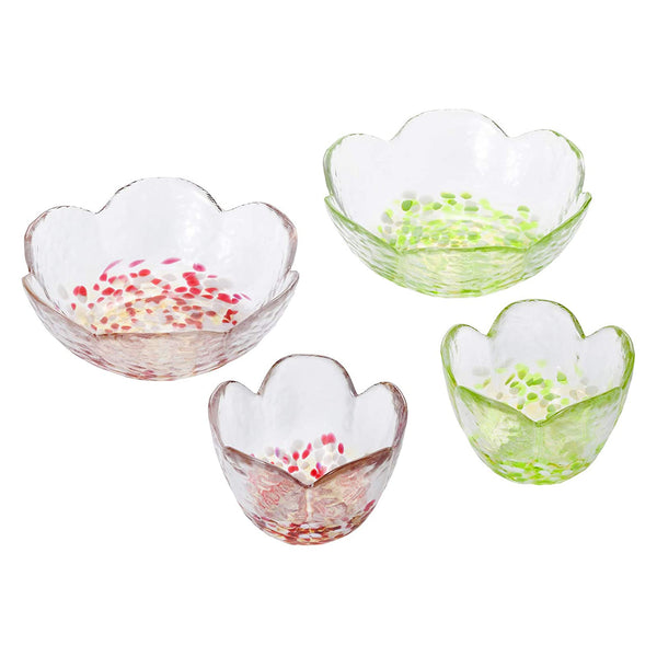 Aderia Tsugaru Vidro Soda-Lime Glass Apple Tableware Set