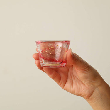 Aderia Tsugaru Vidro Harukaze Soda-Lime Glass Sake Cup