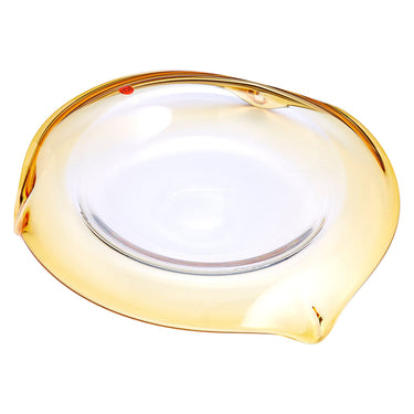 Aderia Tsugaru Vidro UKABU Soda-Lime Glass Deep Plate