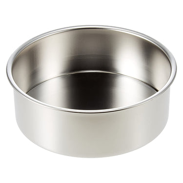 Akagawa Kibutsu Stainless Steel Round Cake Pan with Removable Bottom
