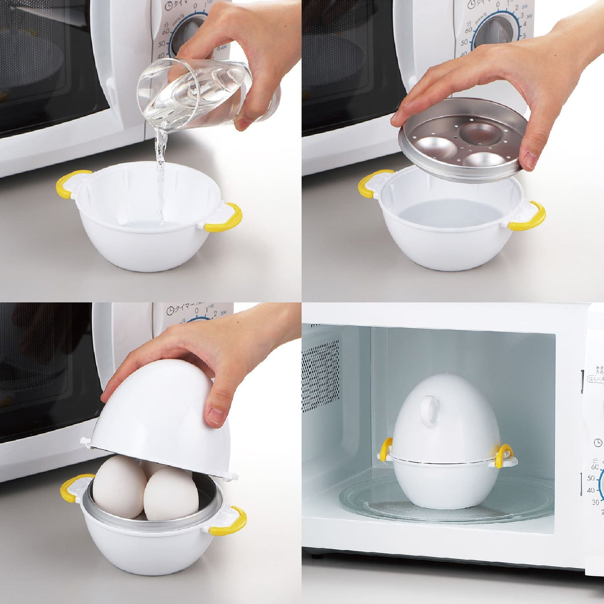 Microwave Safe Egg Steamer, Portable Egg Cooker For Kitchen