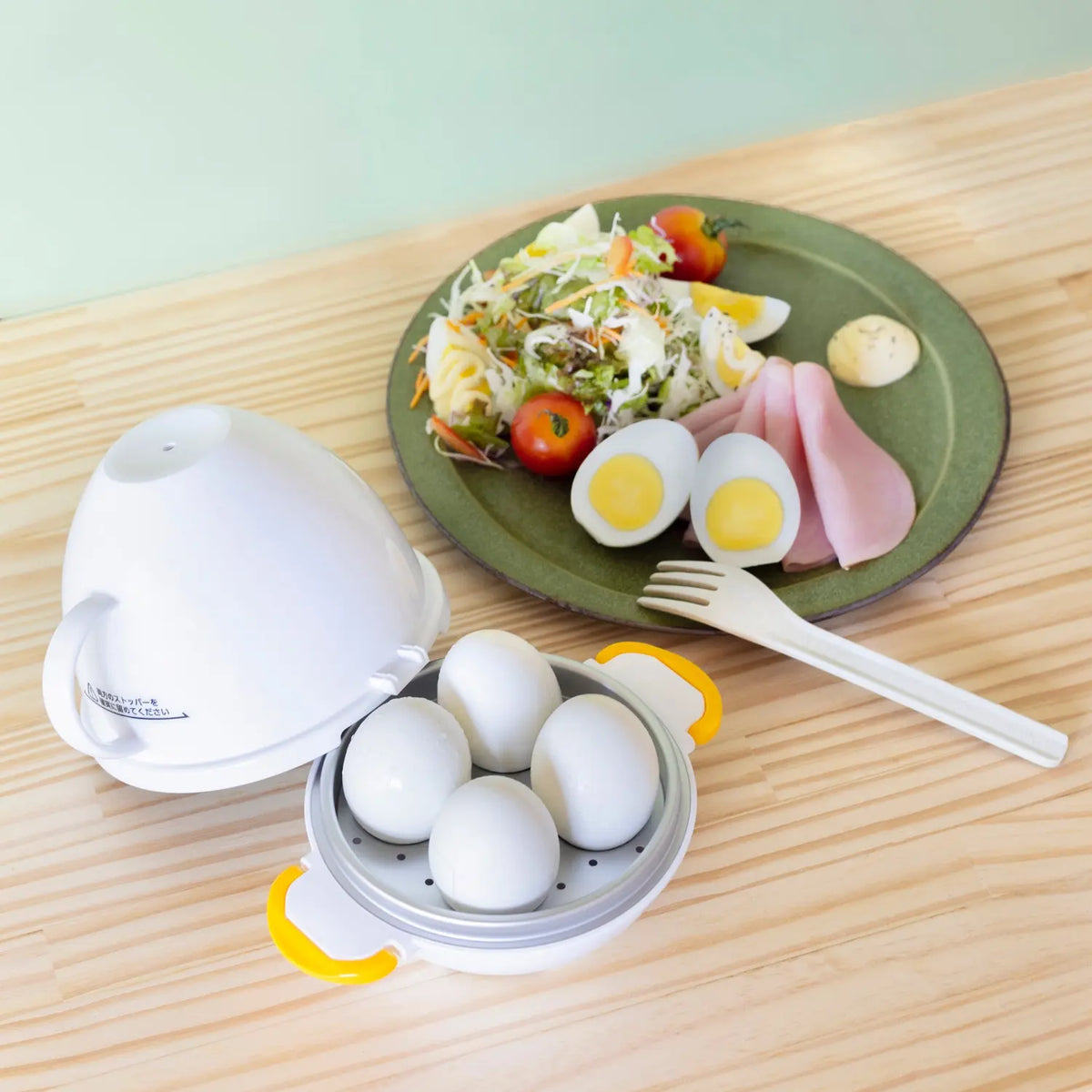 Akebono Microwave Egg Boiler (4 Eggs)