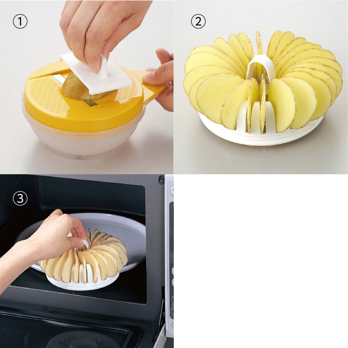 Akebono Polymethylpentene Microwave Chips Maker Globalkitchen Japan