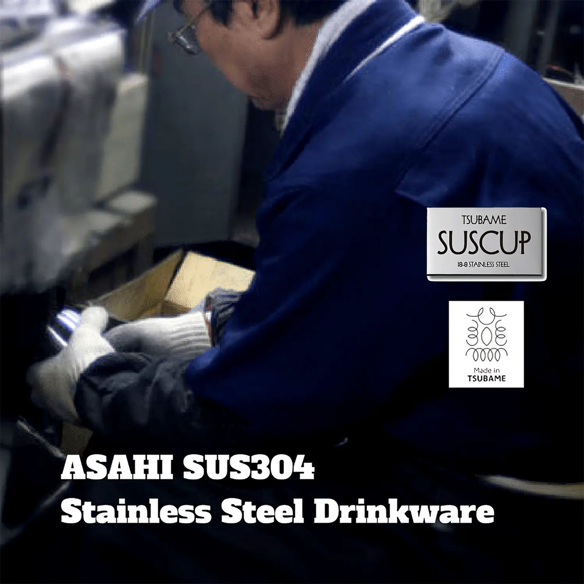 Asahi Stainless Steel Double-Wall Sake Cup 58ml