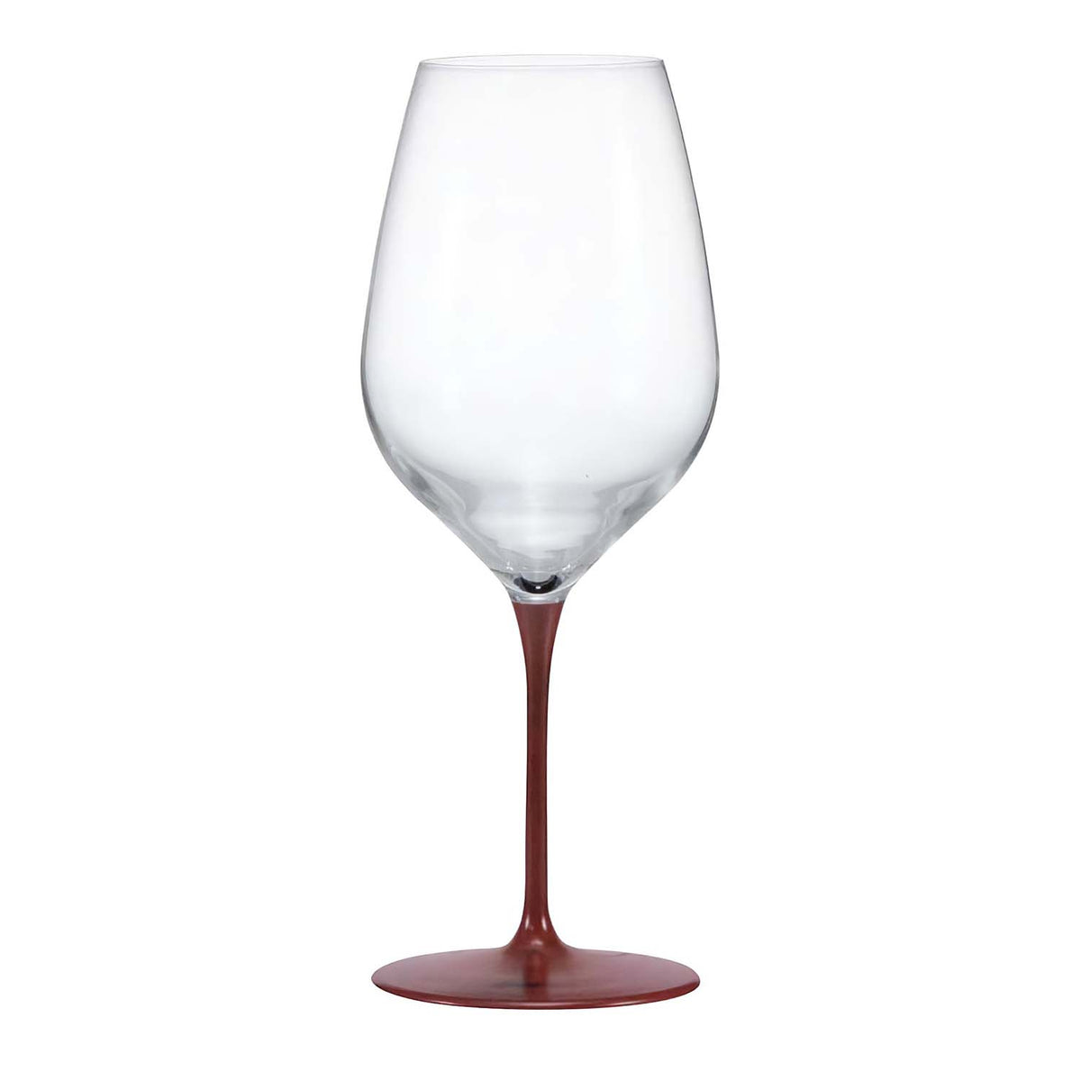 EBM Crystal Glass Lacquered Pair Wine Glass