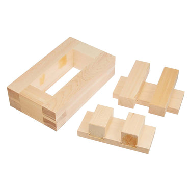 EBM Hinoki Cypress Wooden Sushi Press Sushi Mold