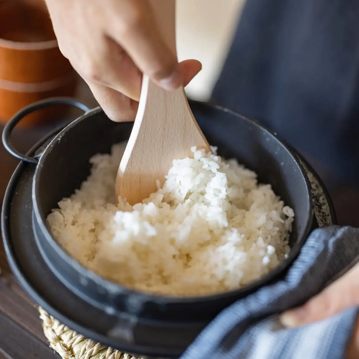 EBM Miyajima Beech Wood Rice Spatula