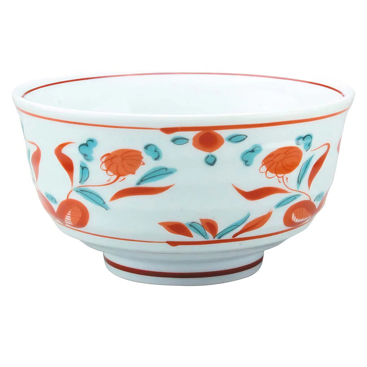 EBM Porcelain Tempered Donburi Bowl Akae 13cm