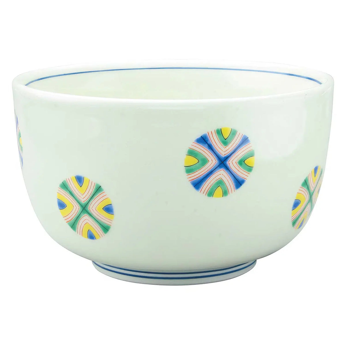 EBM Porcelain Tempered Donburi Bowl Marumon 13.7cm