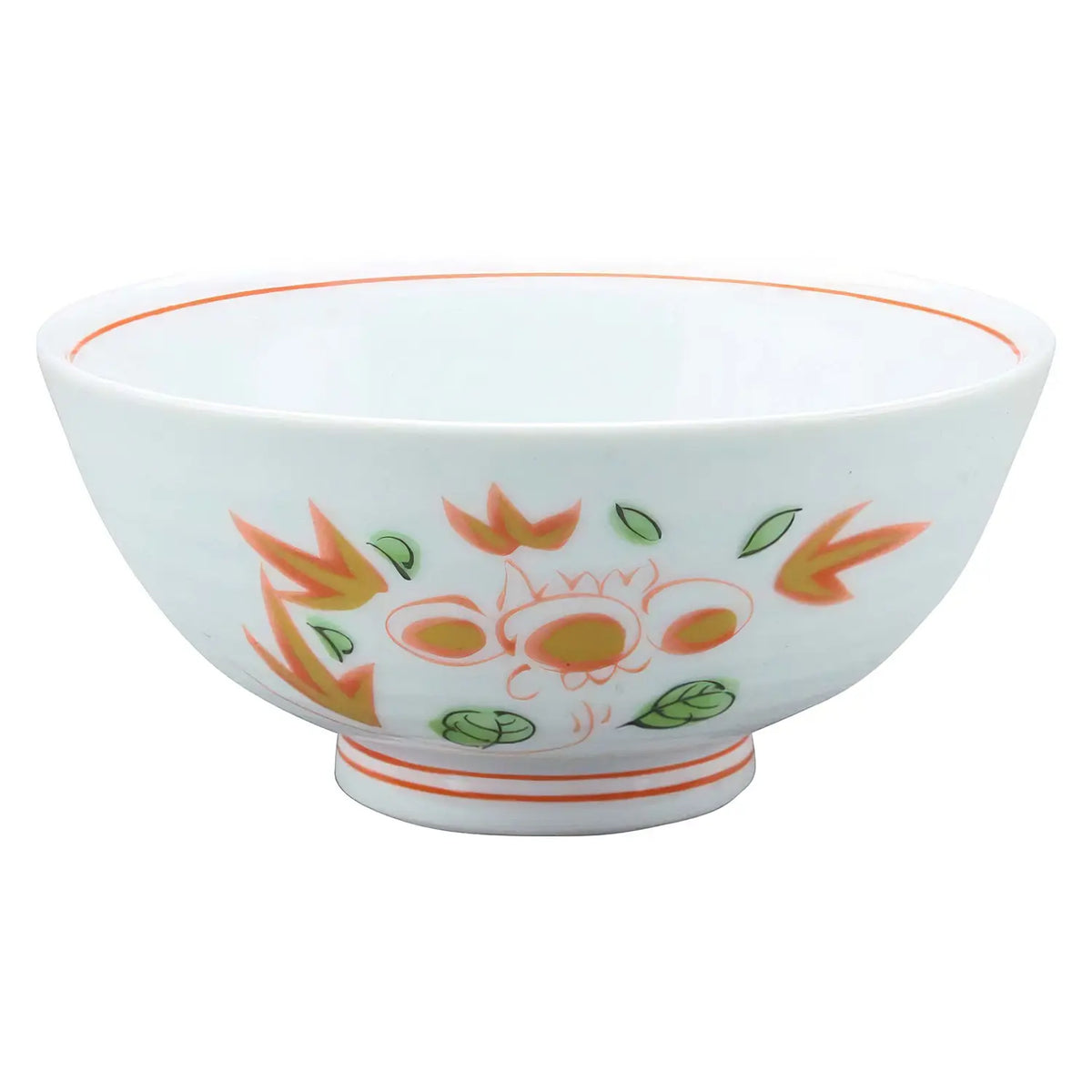 EBM Porcelain Tempered Rice Bowl Hanae 11.5cm