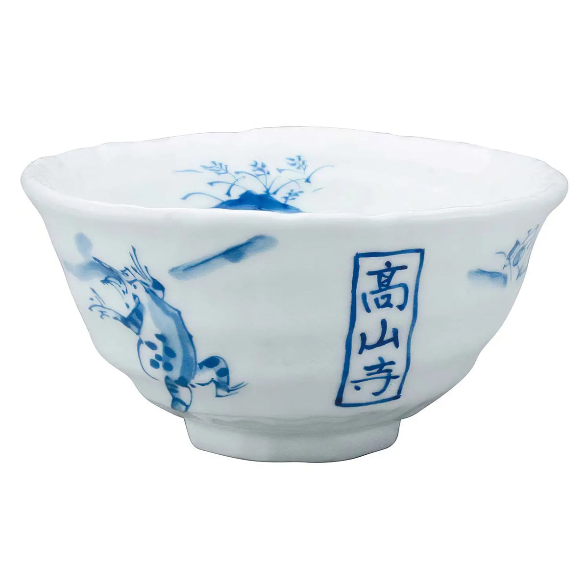 EBM Porcelain Tempered Rice Bowl Kouzanji 12cm