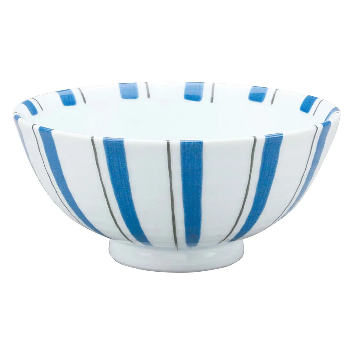EBM Porcelain Tempered Rice Bowl Sometsuke-tokusa 11.5cm
