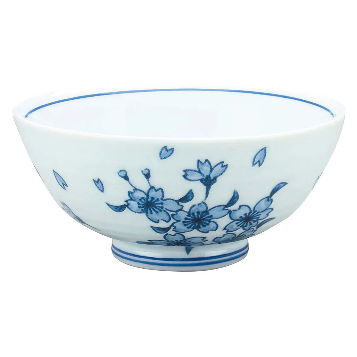 EBM Porcelain Tempered Rice Bowl Sometsuke-unkin 11.5cm