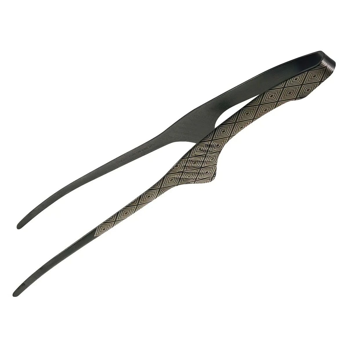 EBM Stainless Steel Clever Chopstick Tongs Black
