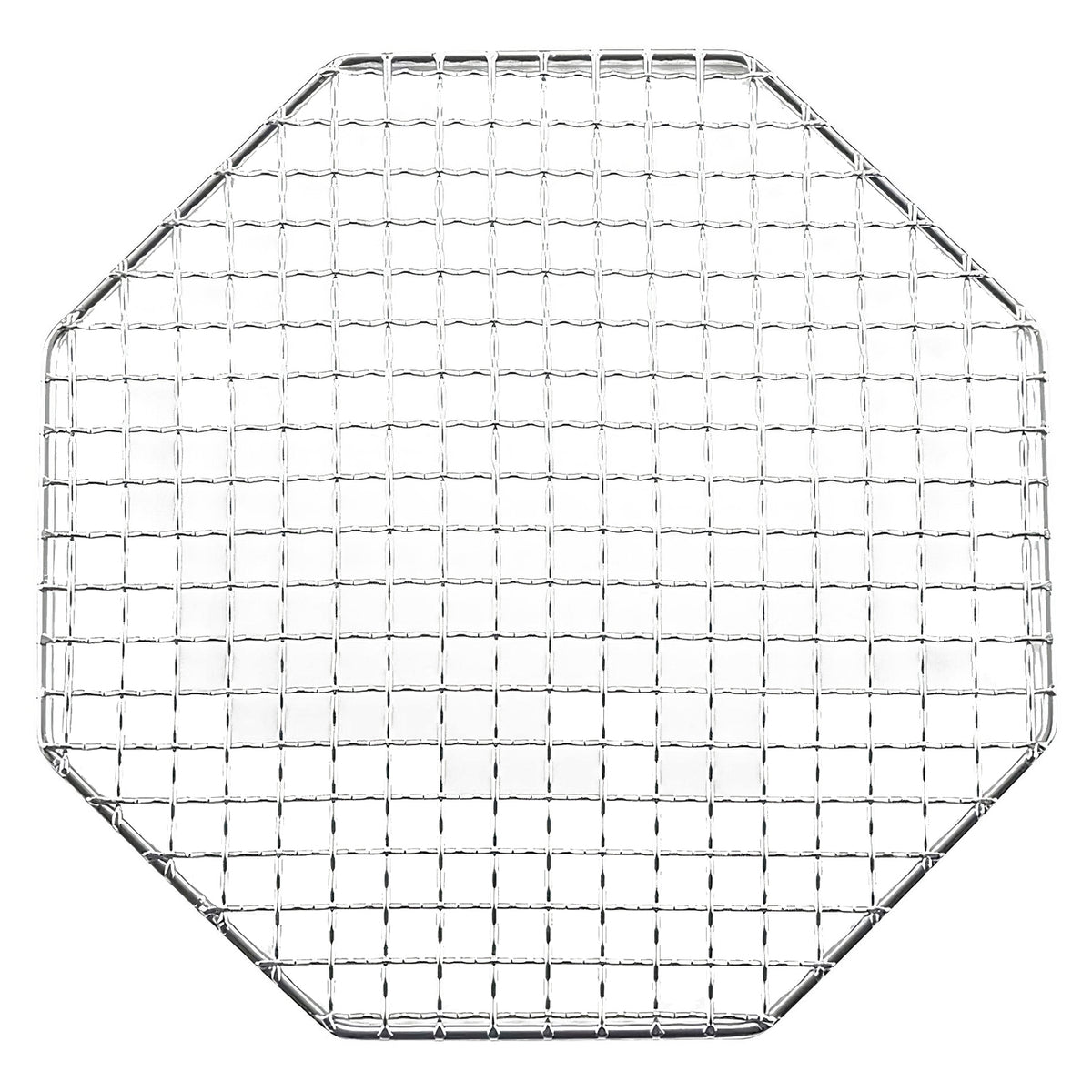 EBM Stainless Steel Octagonal Barbecue Grill Mesh 22 x 9.5cm