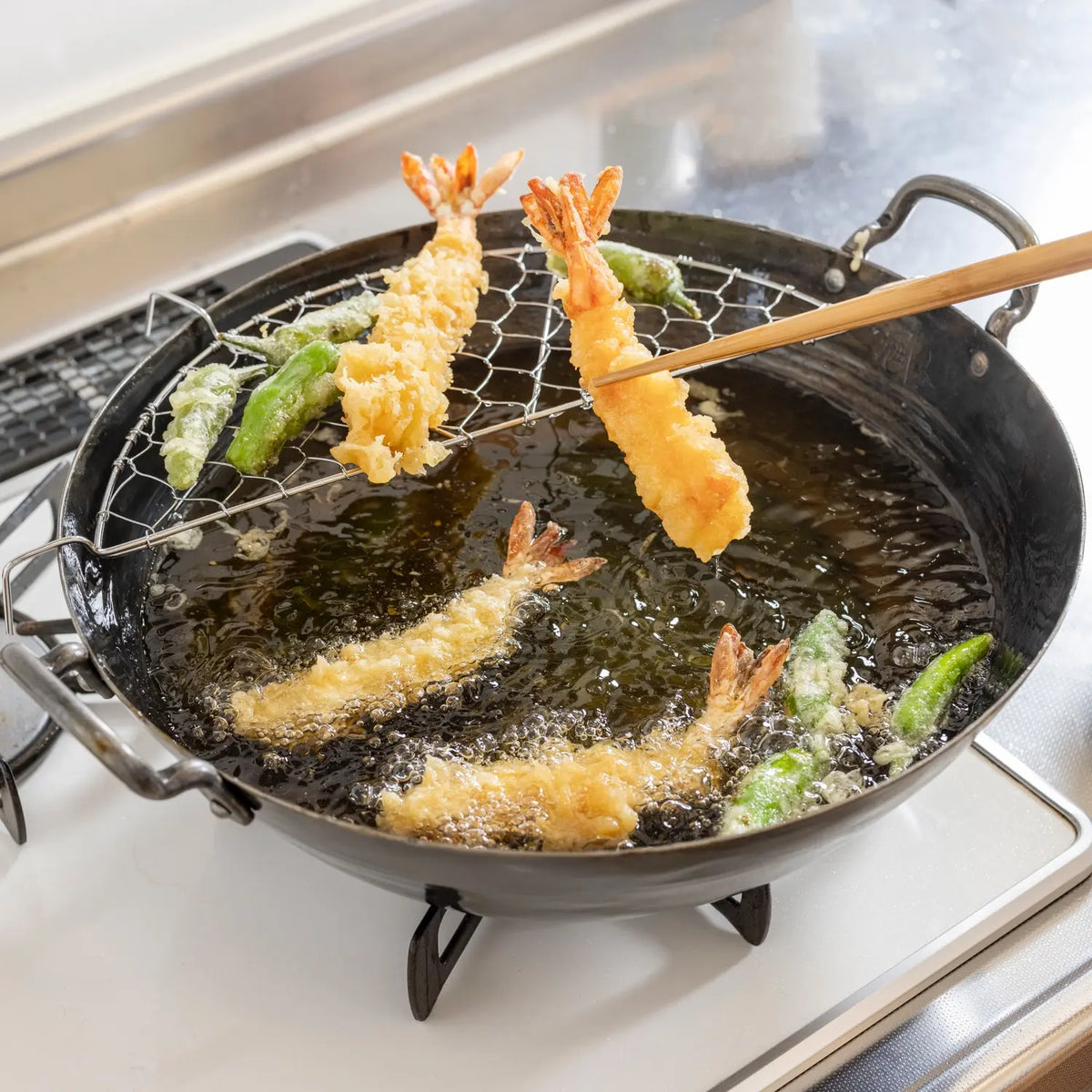 Tempura Rack EBM Stainless Steel Tempura Cooling Rack - Globalkitchen Japan