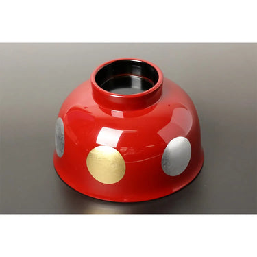 Echizen Shikki Makie Synthetic Resin Couple Bowls Sun and Moon