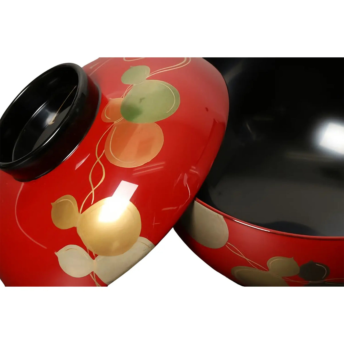 Echizen Shikki Makie Synthetic Resin Couple Soup Bowls Six Gourds