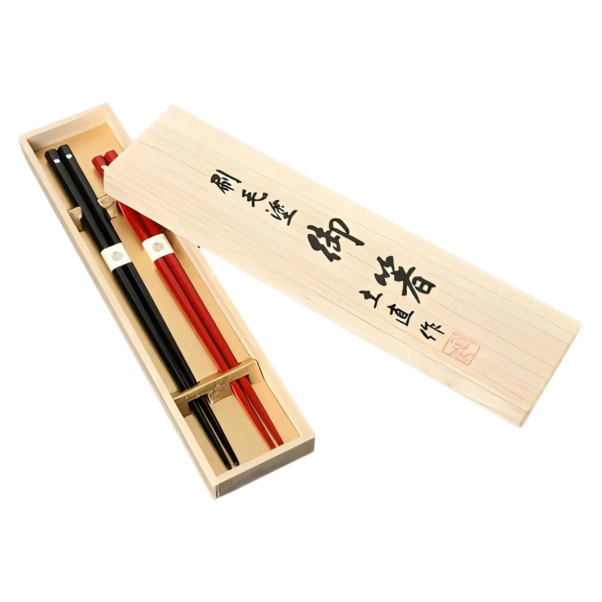 Echizen Shikki Makie Wood Couple Chopsticks Rhinestone