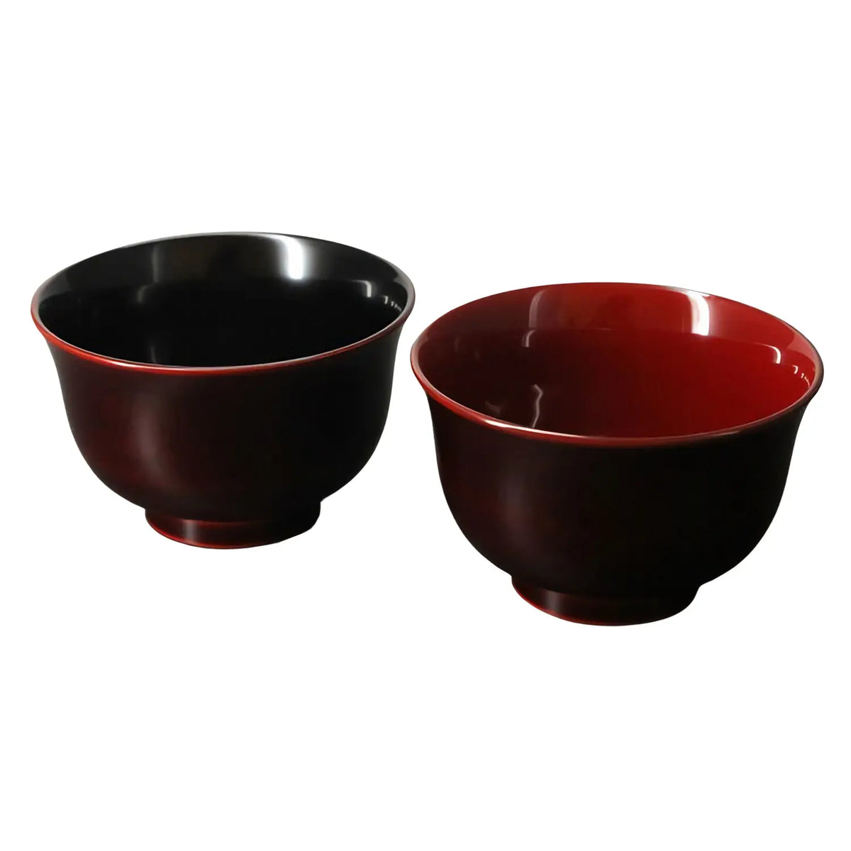 Echizen Shikki Synthetic Resin Couple Soup Bowls Grapes