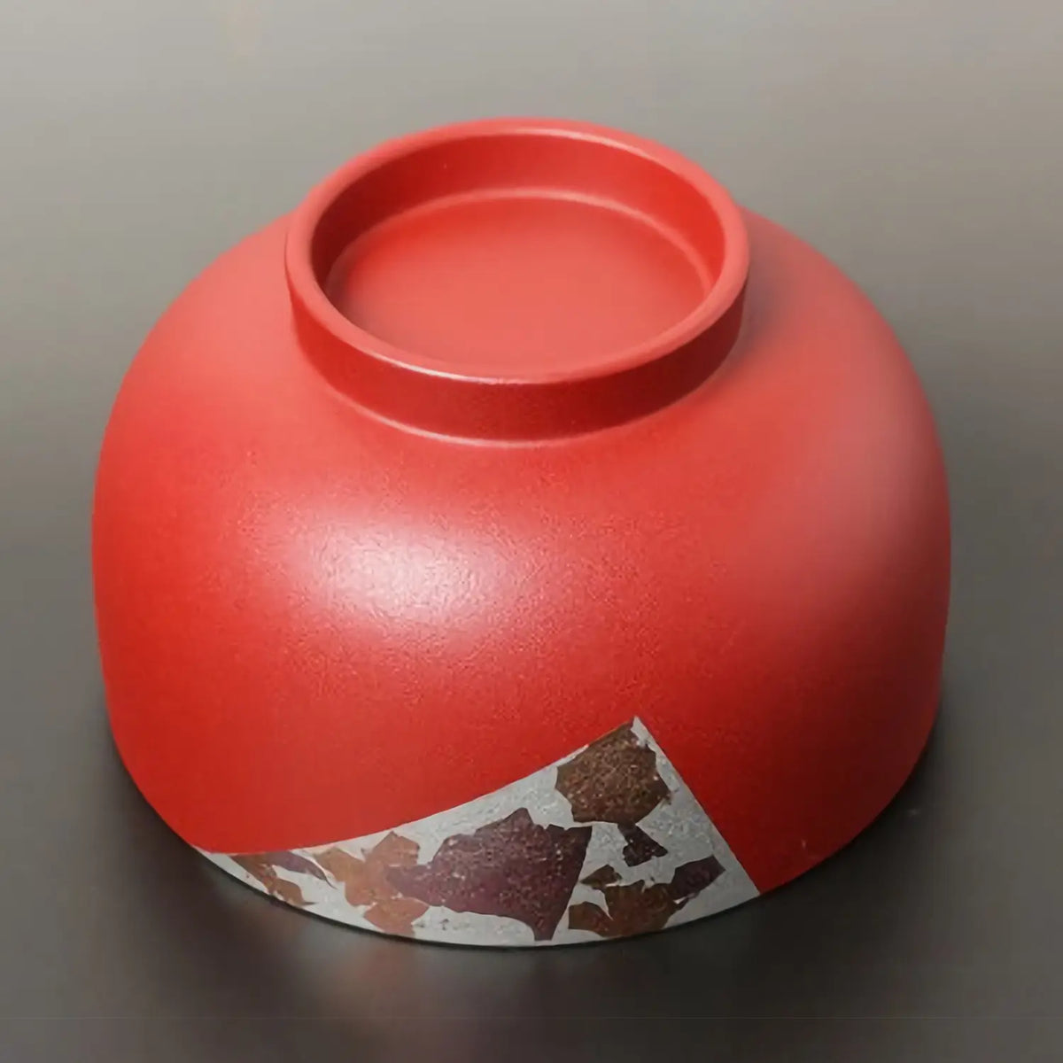 Echizen Shikki Synthetic Resin Couple Soup Bowls Haku Metal Leaf