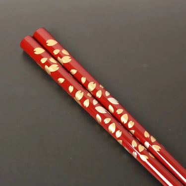 Echizen Shikki Wood Couple Chopsticks Sakura
