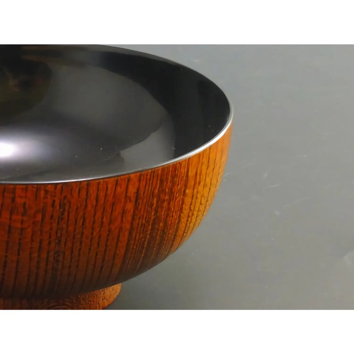Echizen Shikki Wood Couple Soup Bowls